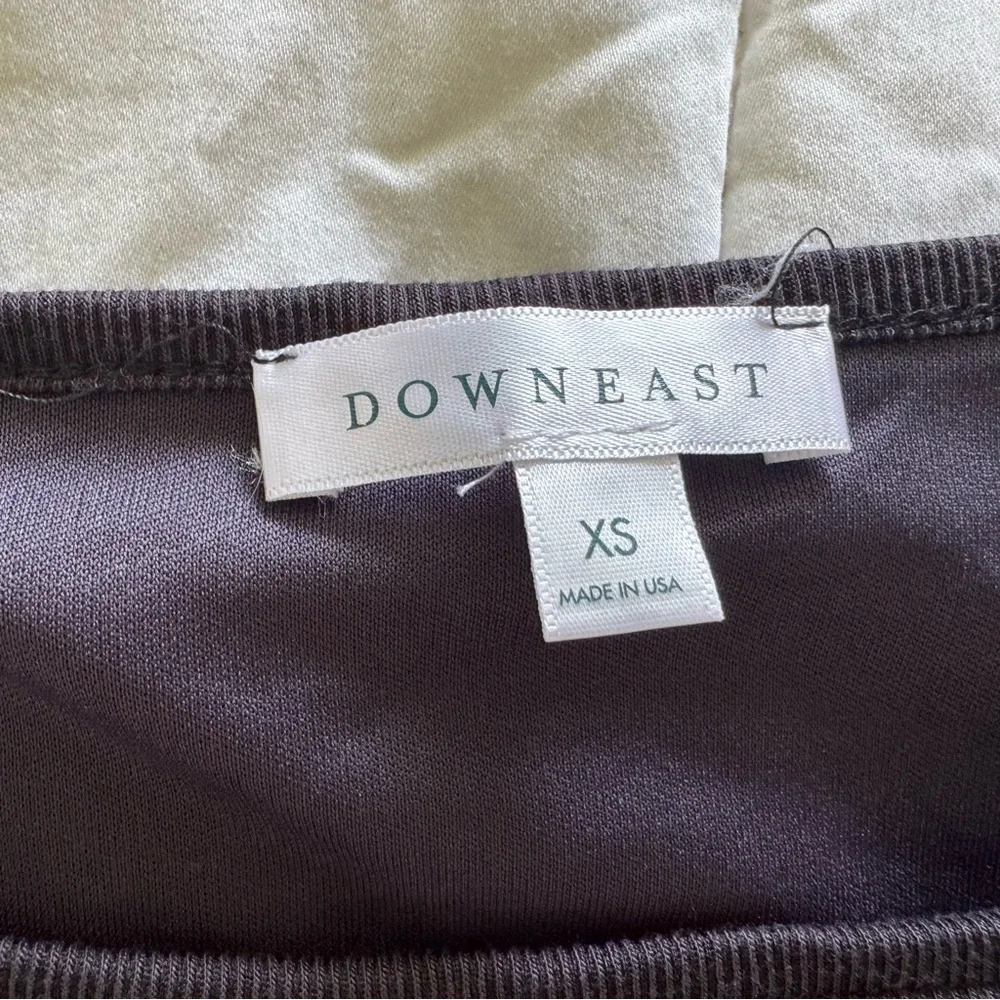 Downeast Knit Shift Dress – Charcoal Gray – Size XS